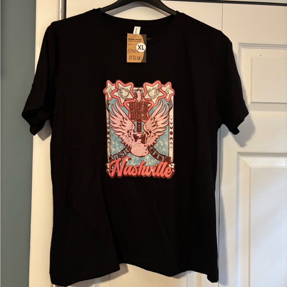 Bella Canvas Black Handmade T-Shirt